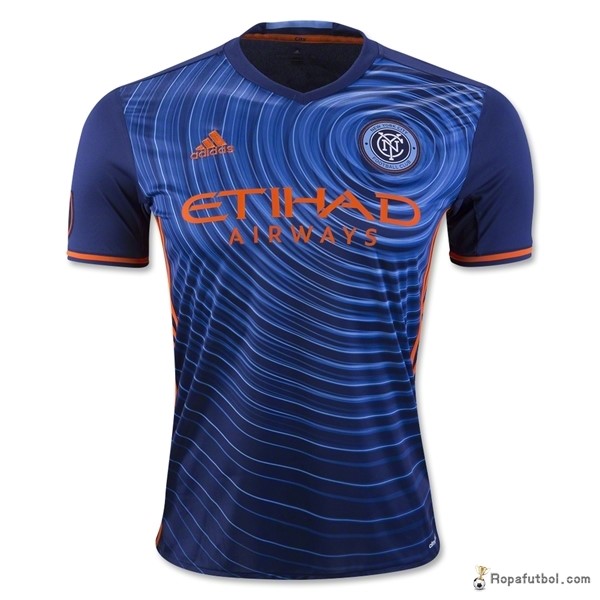 Camiseta New York City Replica Segunda Ropa 2016/17 Azul